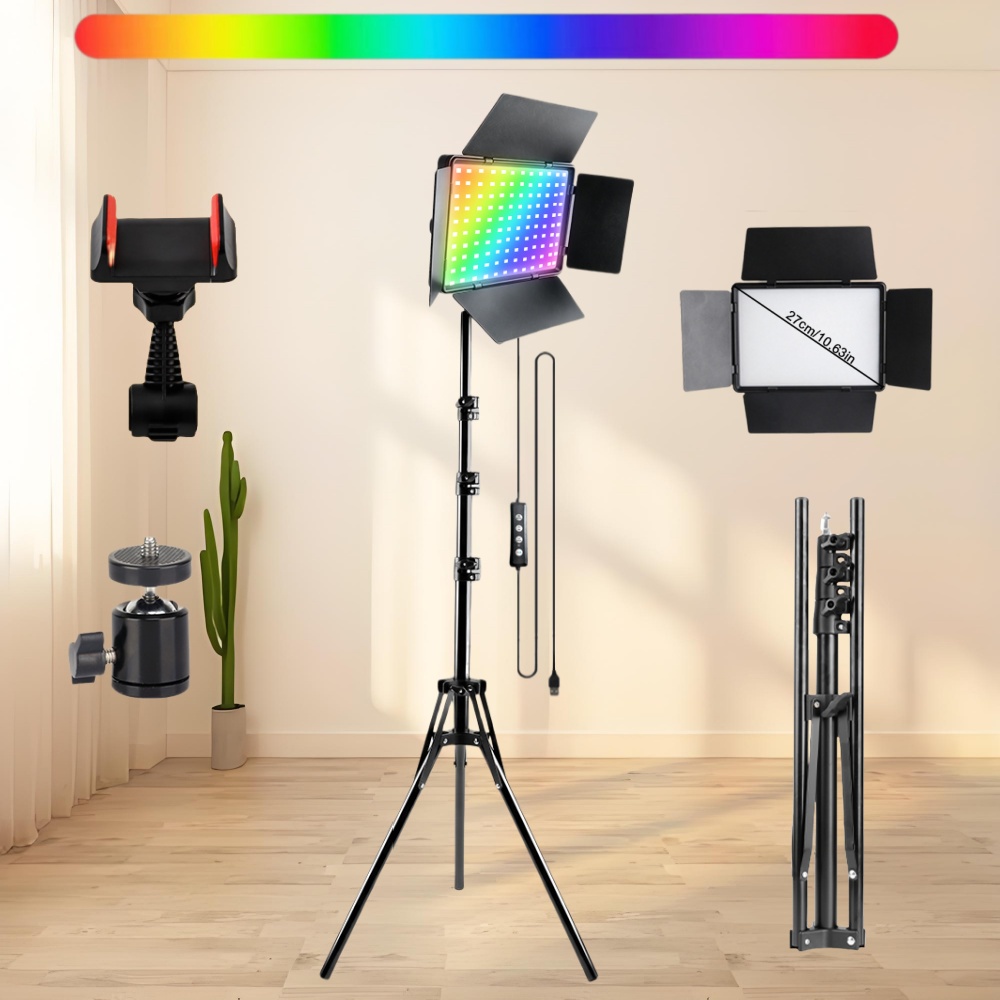 Led Light Panel Stream - 10 Inch RGB LED Panel Light
