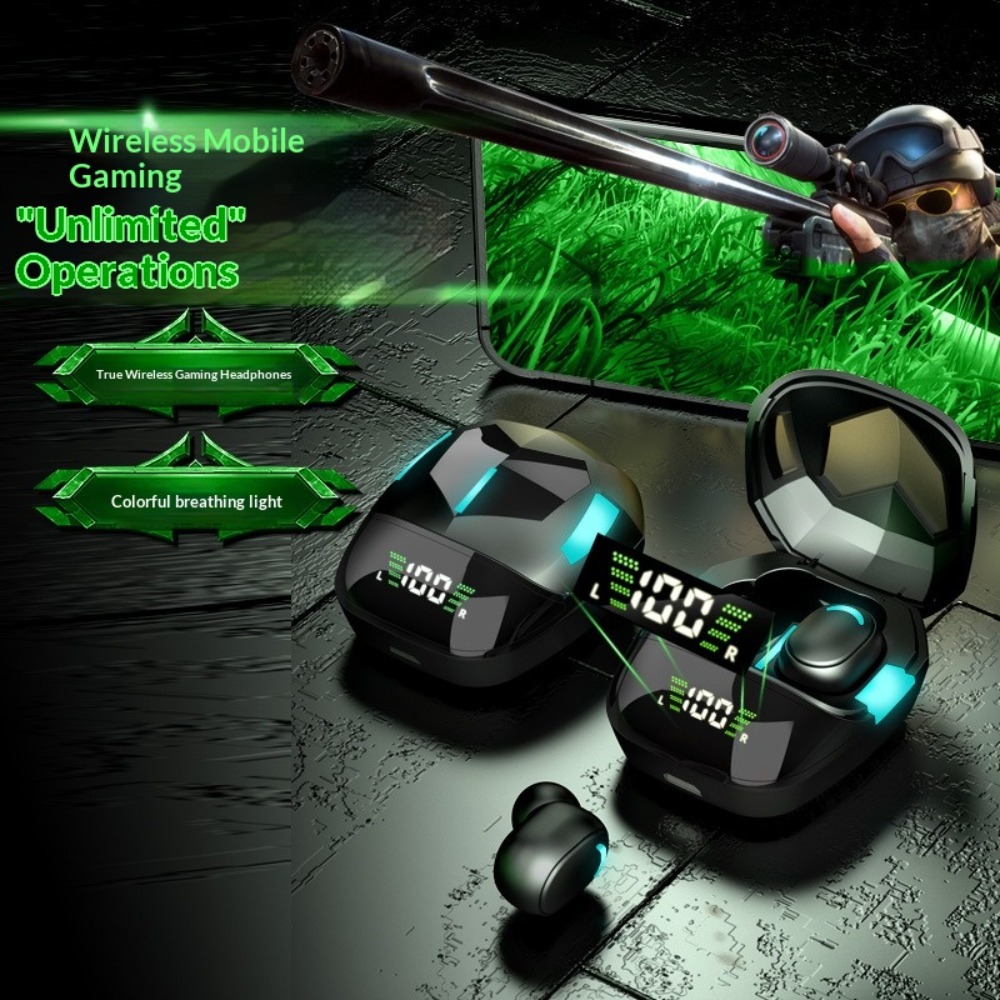Esports Gaming Video - Bluetooth Headset Battery Level Display Noise