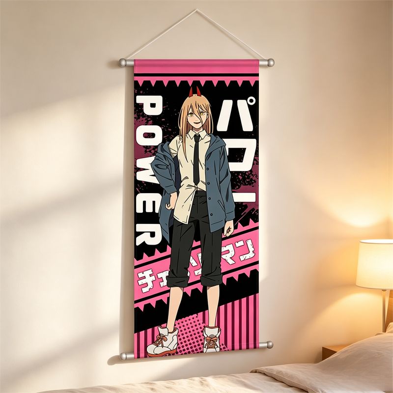 VIKAMA Chainsaw Man Wall Scrol - Esports Gaming Poster ulasan dan harga