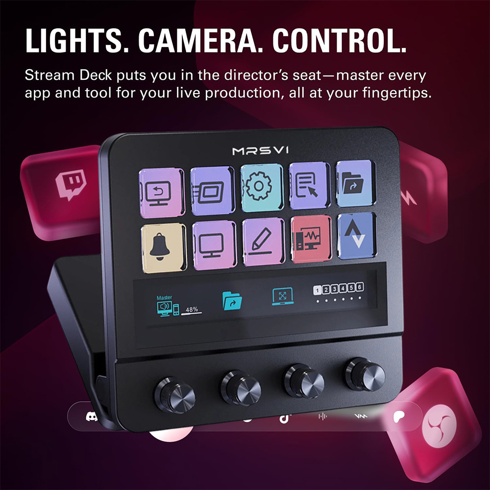 MRSVI N4 Stream Deck Controlle - Elgato Stream Deck ulasan dan harga