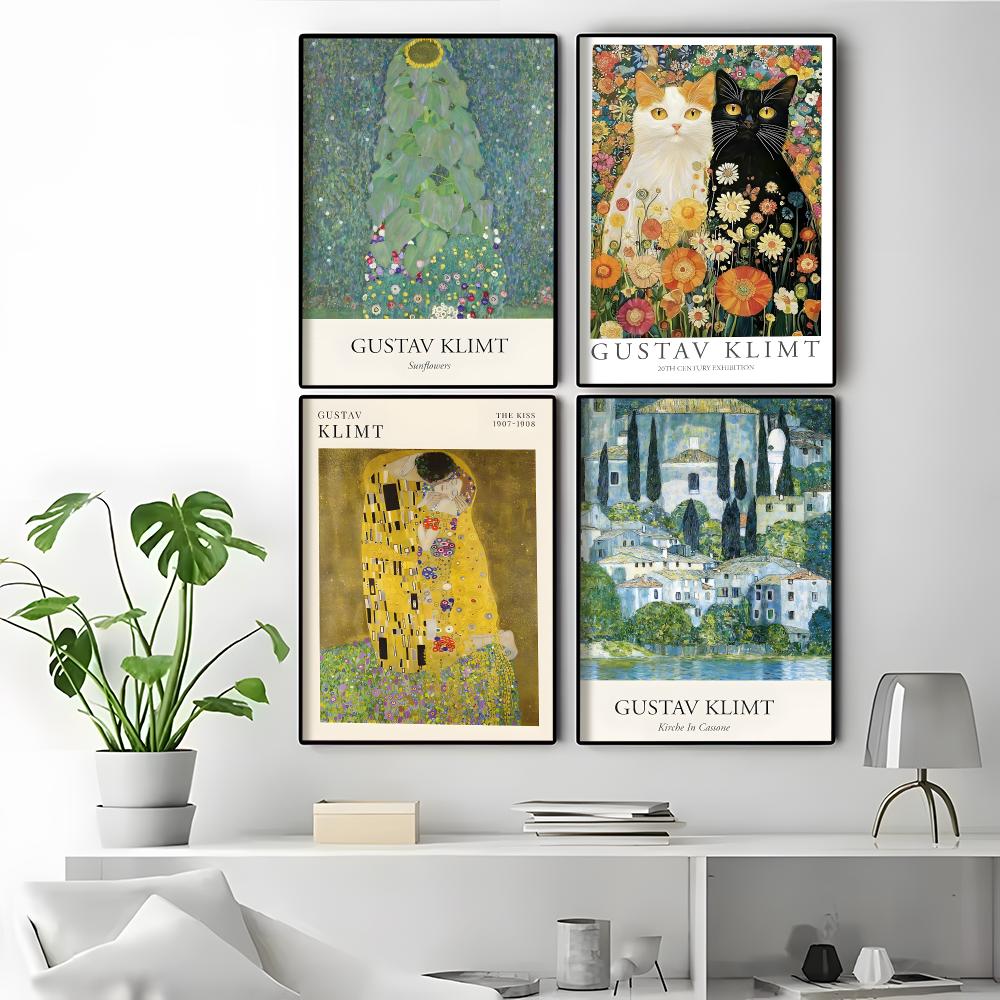 G-Gustav Klimt Art Interior De - Esports Gaming Poster ulasan dan harga