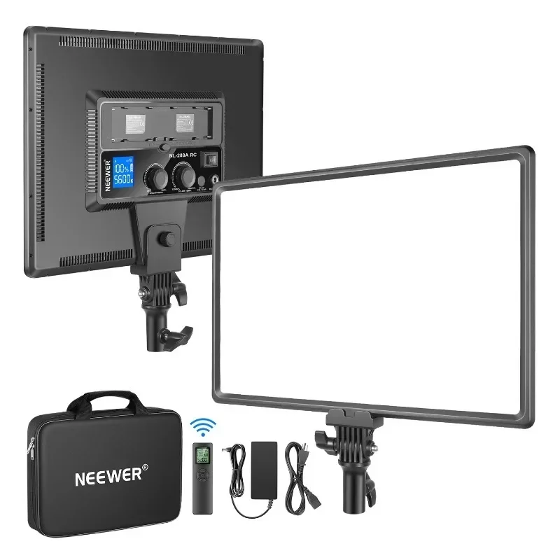 NL288 LED video light with 2.4 - Led Light Panel Stream ulasan dan harga