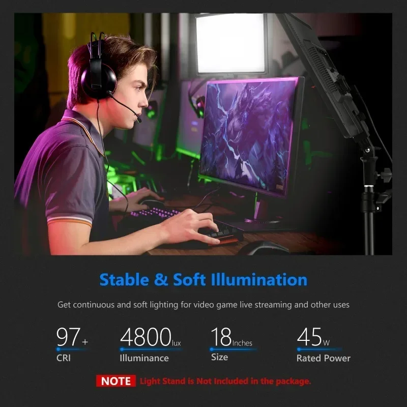NL288 LED video light with 2.4 - Led Light Panel Stream ulasan dan harga