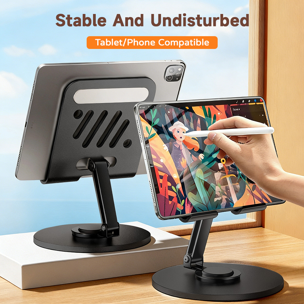 Metal Tablet Phone Stand 360 D - Esports Online Gaming ulasan dan harga