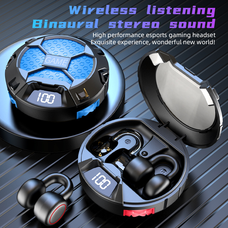 2025 New TWS Ear Clip Wireless - Esports Gaming Video ulasan dan harga