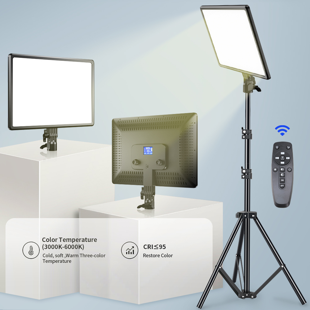 10/14inch LED Video Light Pane - Led Light Panel Stream ulasan dan harga