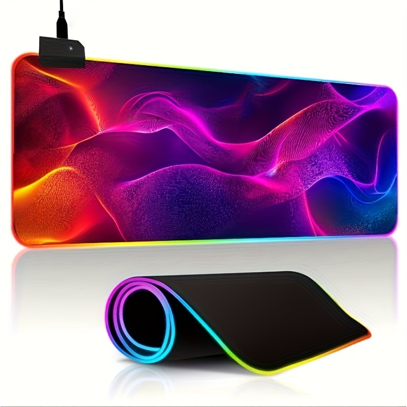 RGB LED Colorful Wave Large Ga - Mouse Pad Extended Rgb ulasan dan harga