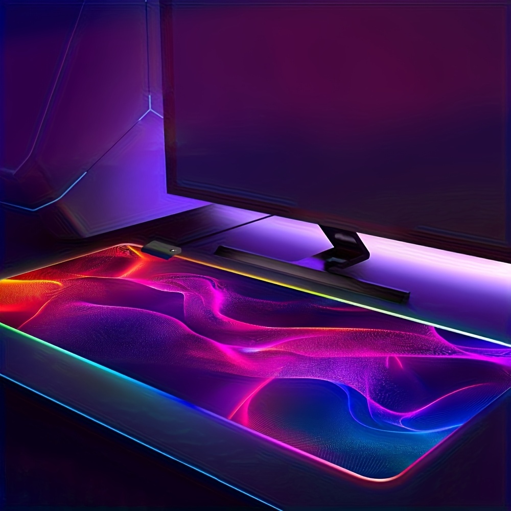 RGB LED Colorful Wave Large Ga - Mouse Pad Extended Rgb ulasan dan harga