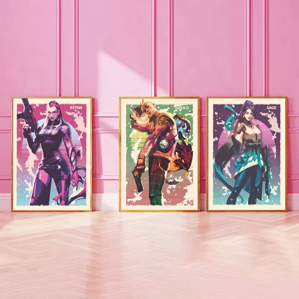 Colorful Gradient Warrior Port - Esports Gaming Poster ulasan dan harga