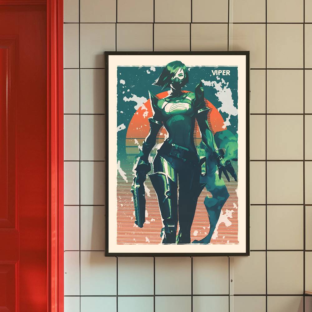 Colorful Gradient Warrior Port - Esports Gaming Poster ulasan dan harga