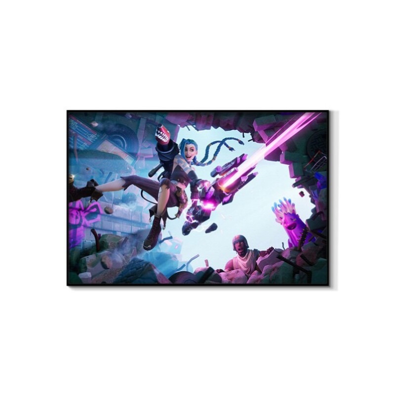 Arcane Jinx Double Version Unf - Esports Gaming Poster ulasan dan harga