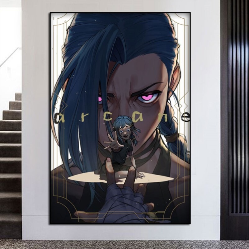 Arcane Jinx Double Version Unf - Esports Gaming Poster ulasan dan harga