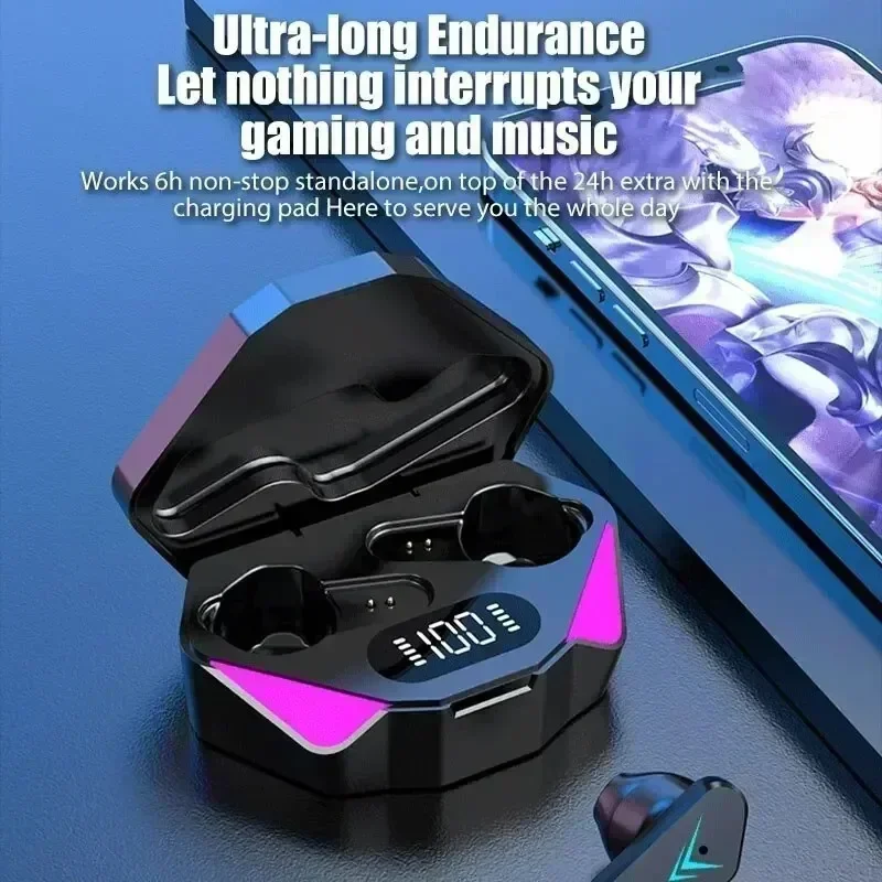 New TWS Bluetooth Earphones Wi - Gaming X Esports ulasan dan harga