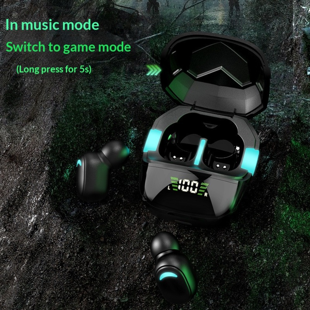 Bluetooth Headset Battery Leve - Esports Gaming Video ulasan dan harga