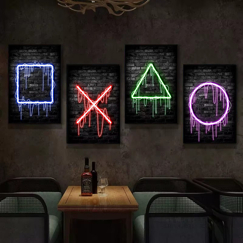1pc Frameless Canvas Painting  - Esports Gaming Poster ulasan dan harga