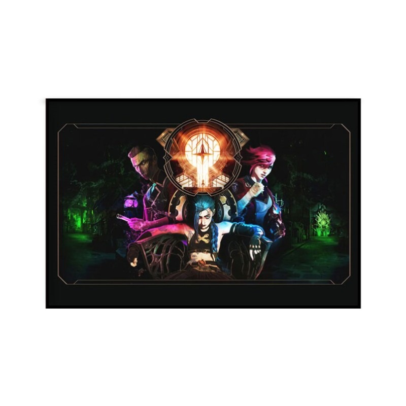Arcane Jinx Close-Up Poster Un - Esports Gaming Poster ulasan dan harga