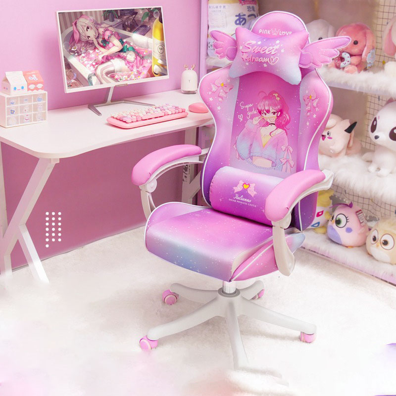 Pink Cute Cartoon Anime Gaming - Esports Gaming Competition ulasan dan harga