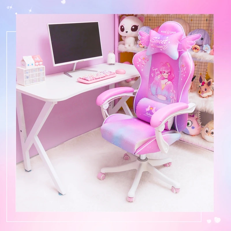 Pink Cute Cartoon Anime Gaming - Esports Gaming Competition ulasan dan harga
