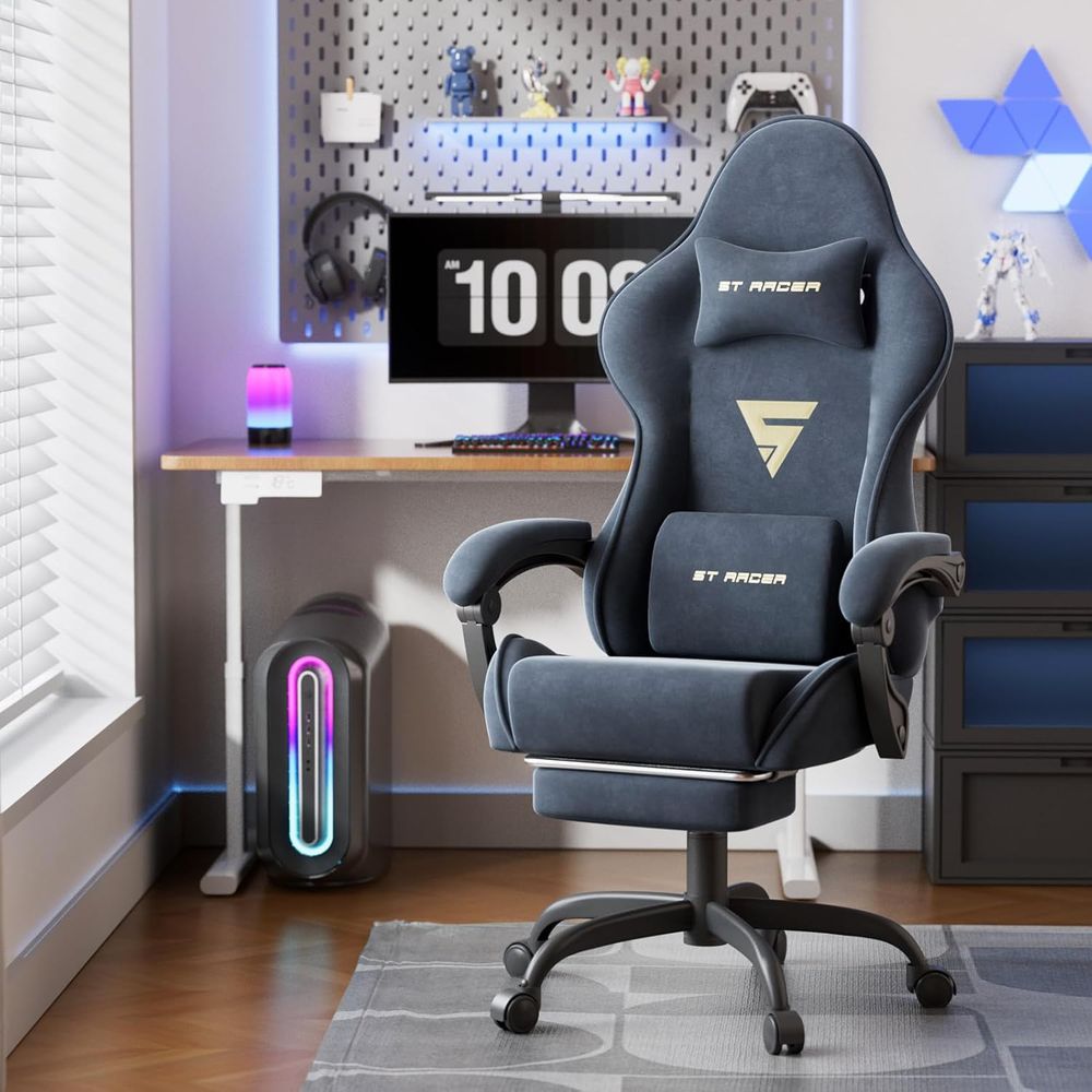 Ergonomic Gaming Chair with Fo - Gaming & Esports District ulasan dan harga