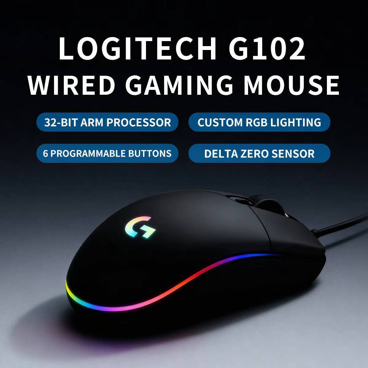 Logitech G102 Gaming Mouse, 8x - Esports Gaming Competition ulasan dan harga