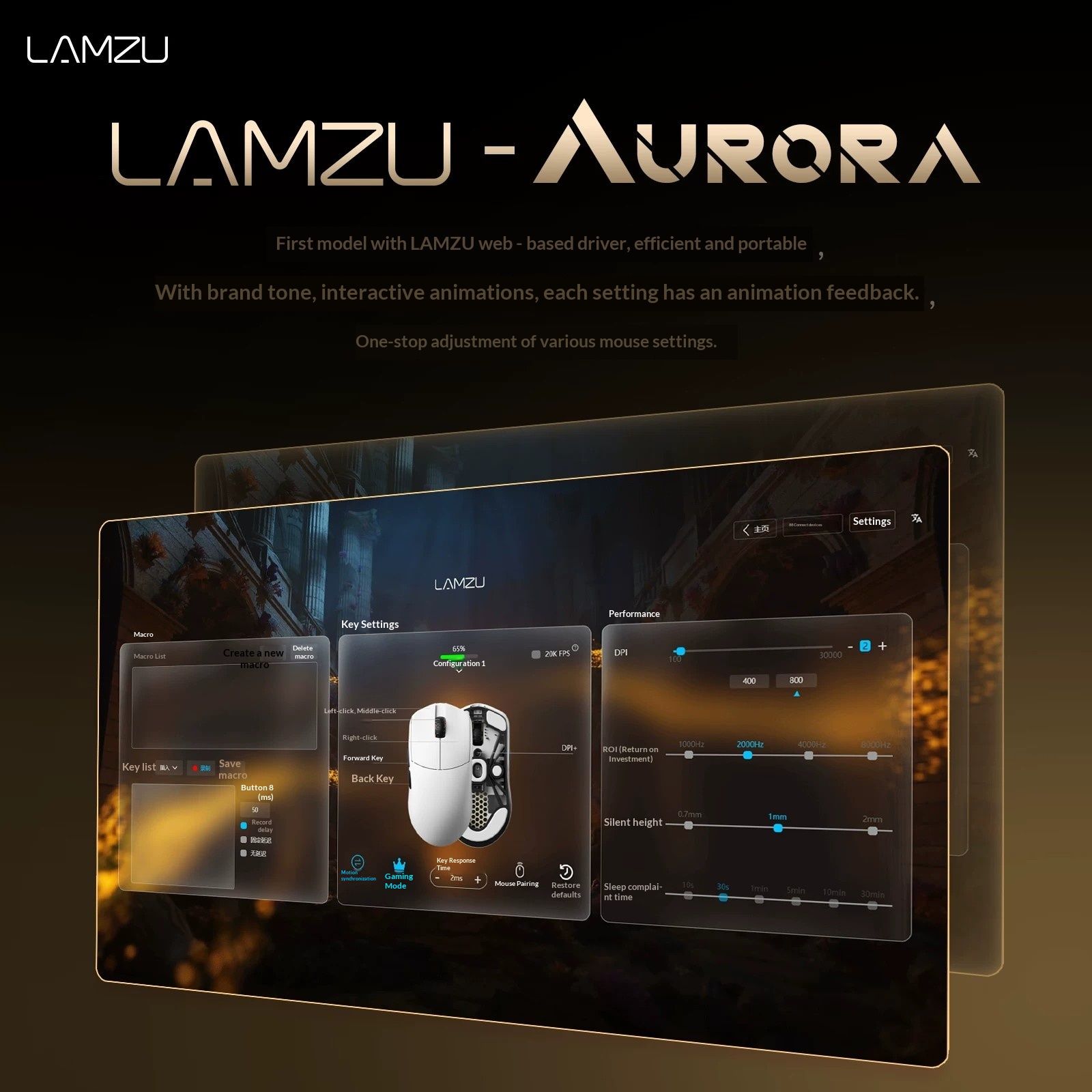 Lamzu Maya X Lightweight Wirel - Esports Gaming Competition ulasan dan harga